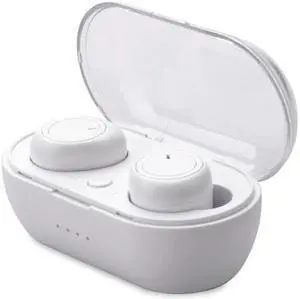 AT&T T10-WHT In-Ear True Wireless Stereo Bluetooth Mini Earbuds with Microphone (White)