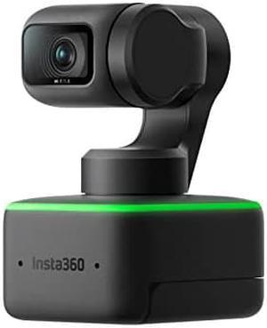 insta360 Link - PTZ 4K Webcam with 1/2" Sensor, AI Tracking, Gesture Control, HDR, Noise-Canceling Microphones, Specialized Modes, Webcam for Laptop, Video Camera for Video Calls, Live Streaming