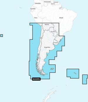 Navionics Plus NASA005L Chile, Argentina and Easter Island - MicroSD Card Navionics NASA005L Chile, Argentina and Easter Island - MicroSD Card
