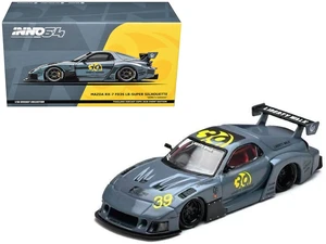 Inno Models Mazda RX7 FD3S LBSuper Silhouette RHD Right Hand Drive 39 Hengs Garage Gray Thailand Diecast Expo 2026 Event Edition 164 Diecast Model Car by Inno Models Inno Models Mazda RX7 FD3S LBSuper Silhouette RHD Right Hand Drive 39 Hengs Garage Gray Thailand Diecast Expo 2026 Event Edition 164 Diecast Model Car by Inno Models
