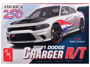 AMT Skill 2 Model Kit 2021 Dodge Charger RT America 250 125 Scale Model by AMT AMT Skill 2 Model Kit 2021 Dodge Charger RT America 250 125 Scale Model by AMT
