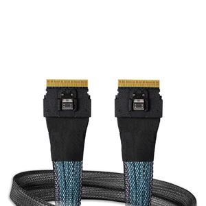 ICY DOCK SlimSAS 8i SFF8654 to SlimSAS 8i Cable 05M ICY DOCK SlimSAS 8i SFF8654 to SlimSAS 8i Cable 05M