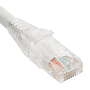 Cablesys 3 CAT6 Patch Cord with Clear Boot White Cablesys 3 CAT6 Patch Cord with Clear Boot White