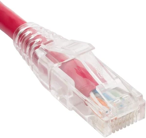 Cablesys 7Foot Red CAT6 Patch Cord with Clear Boot Cablesys 7Foot Red CAT6 Patch Cord with Clear Boot