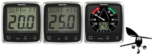 Raymarine i50i60 Wind Depth System Pack with Transducers Raymarine i50i60 Wind Depth System Pack with Transducers
