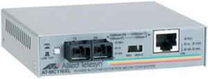 AT-MC116XL-10 10/100tx to 10fl/100sx Sc Mediaconverter