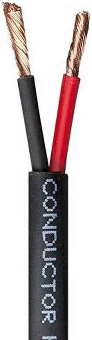 Monoprice Speaker Wire, CMP Rated, 2-Conductor, 14AWG, 500ft, Black