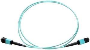 AXIOM MPO FEMALE TO MPO FEMALE MULTIMODE OM3 50/125 FIBER OPTIC CABLE - 8M