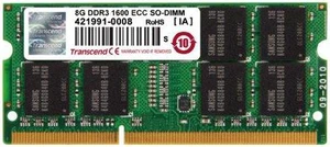 Transcend 8Gb Ddr3 Sdram Memory Module Transcend 8Gb Ddr3 Sdram Memory Module