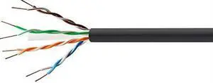 Monoprice Cat6 Ethernet Bulk Cable - 1000 Feet - Black | Network Internet Cord - Solid, 550Mhz, UTP, CMX, Pure Bare Copper Wire, 23AWG, No Logo