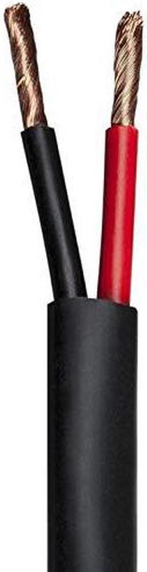 Monoprice Speaker Wire, CMP Rated, 2-Conductor, 12AWG, 100ft, Black