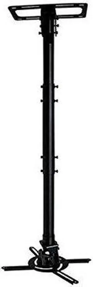 Monoprice Extendable Pole Ceiling Bracket For Projectors With Max Weight 50lbs, Pan, Tilt, Swivel, And Fast, Easy Installation Monoprice Extendable Pole Ceiling Bracket For Projectors With Max Weight 50lbs, Pan, Tilt, Swivel, And Fast, Easy Installation