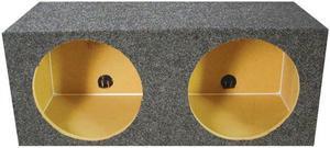 Qpower QMPSQ10E Empty Woofer Box [2]10" Qpower Square Style *mpsq10e*