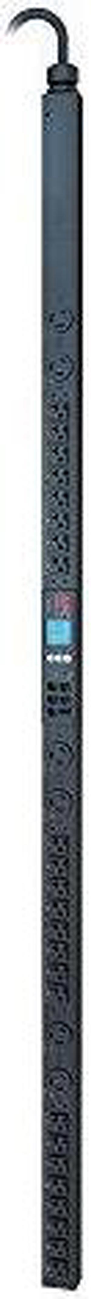 APC Rack Mount PDU, Metered 208V/20A Three-Phase PDU, (30) Outlets, 0U Vertical Rackmount (AP8863)