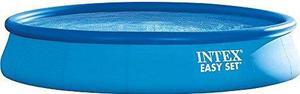 Intex Easy Set 15ft x 33in Inflatable Kid Family Swimming Pool with Filter Pump