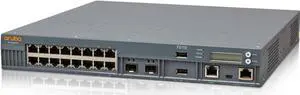 HPE Aruba 7010 (Rest of World) FIPS/TAA 16p 150W PoE+ 10/100/1000BASE-T 1GBASE-X SFP 32 AP and 2K Clients Controller (JW702A)