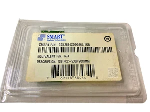 Smart Modular 1GB DDR2 SDRAM Memory DDR2-667/PC2-5300 (GG12864SOD2667/1GB) Smart Modular 1GB DDR2 SDRAM Memory DDR2-667/PC2-5300 (GG12864SOD2667/1GB)