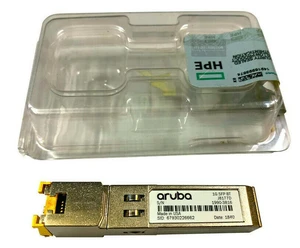 HPE Aruba 1G SFP RJ45 T 100m Cat5e Transceiver 1990-3816 (J8177D) HPE Aruba 1G SFP RJ45 T 100m Cat5e Transceiver 1990-3816 (J8177D)