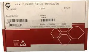 Factory Sealed Renew HPE X125 1G SFP LC LH40 1310nm Transceiver (JD061A)