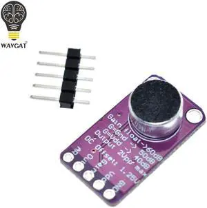 MAX9814 Microphone AGC Amplifier Board Module Auto Gain Control for Arduino Programmable Attack and Release Ratio Low THD