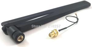 2.4ghz PC Wifi Antenna 18dbi Indoor Omnidirectional rp-Sma Male Connector +15cm U.FL Mini PCI to RP-SMA Female Pigtail Cable