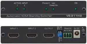 Kramer 2x1 4K60 4:4:4 HDCP 2.2 HDMI 2.0 Automatic Standby Switcher 2080353090