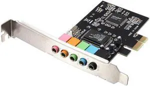PCI Express PCI-E 5.1 Channel 3D Audio 6 Channels Digital Sound Card For win XP
