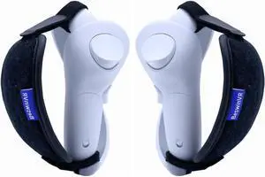 BeswinVR G2- Controller Grips Knuckle Strap for PICO 4/ Pico 4 PRO, VR Accessories (Black, 1 Pair)