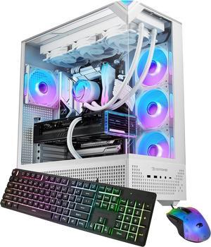 iBUYPOWER Element 9 Pro White Gaming PC Desktop - Intel Core i9 14900KF - NVIDIA GeForce RTX 5070Ti 16GB - 32GB DDR5 RGB - 1TB NVMe SSD - EPWI9N57T01