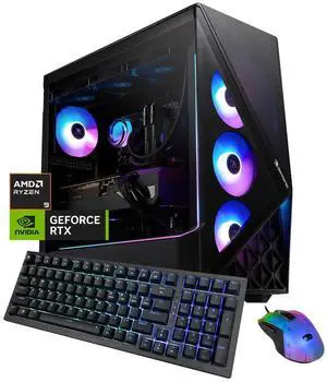 iBUYPOWER Slate Gaming PC Desktop Computer AMD Ryzen 9 7900X CPU, NVIDIA GeForce RTX 5080 16GB GPU, 32GB DDR5 RAM, 2TB NVMe SSD, Windows 11 Home, Keyboard, Mouse Black iBUYPOWER Slate Gaming PC Desktop Computer AMD Ryzen 9 7900X CPU, NVIDIA GeForce RTX 5080 16GB GPU, 32GB DDR5 RAM, 2TB NVMe SSD, Windows 11 Home, Keyboard, Mouse Black