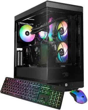 iBUYPOWER Y40 Gaming Desktop - Intel Core i7 14700F, NVIDIA GeForce RTX 4070 12GB, 32GB DDR5 RGB RAM, 2TB NVMe SSD _Y40BI7N4703