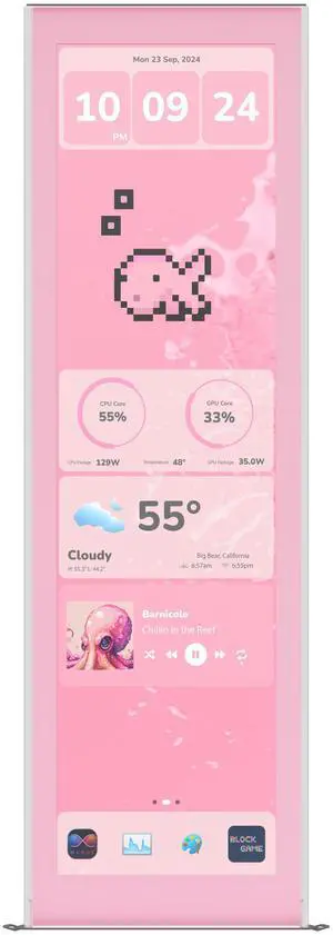 HYTE Y70 Touch Infinite Display Upgrade - Strawberry Milk (Pink)