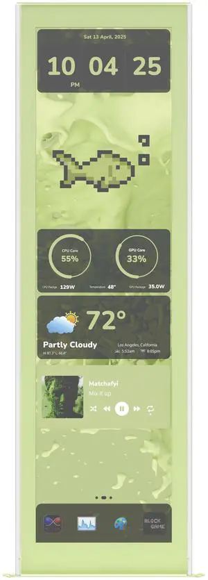 HYTE Y70 Touch Infinite Display Upgrade - Matcha Milk (Green)