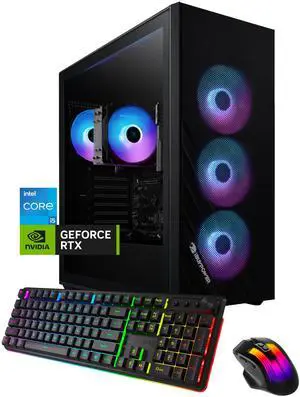 iBUYPOWER Scale Gaming PC Desktop Computer Intel Core i5 14400F CPU, NVIDIA GeForce RTX 5060Ti 8GB GPU, 16GB DDR4 Non-RGB RAM, 1TB NVMe SSD, Windows 11 Home, Keyboard, Mouse Black iBUYPOWER Scale Gaming PC Desktop Computer Intel Core i5 14400F CPU, NVIDIA GeForce RTX 5060Ti 8GB GPU, 16GB DDR4 Non-RGB RAM, 1TB NVMe SSD, Windows 11 Home, Keyboard, Mouse Black