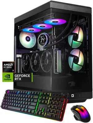 iBUYPOWER Y40 Gaming PC Desktop Computer AMD Ryzen 7 9800X3D CPU, NVIDIA GeForce RTX 5070Ti 16GB GPU, 32GB DDR5 RAM, 1TB NVMe SSD, Windows 11 Home, Keyboard, Mouse Black iBUYPOWER Y40 Gaming PC Desktop Computer AMD Ryzen 7 9800X3D CPU, NVIDIA GeForce RTX 5070Ti 16GB GPU, 32GB DDR5 RAM, 1TB NVMe SSD, Windows 11 Home, Keyboard, Mouse Black
