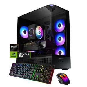 iBUYPOWER Element Gaming PC Desktop Computer AMD Ryzen 7 8700F CPU, NVIDIA GeForce RTX 3050 6GB GPU, 16GB DDR5 RAM, 1TB NVMe SSD, Windows 11 Home, Keyboard, Mouse Black iBUYPOWER Element Gaming PC Desktop Computer AMD Ryzen 7 8700F CPU, NVIDIA GeForce RTX 3050 6GB GPU, 16GB DDR5 RAM, 1TB NVMe SSD, Windows 11 Home, Keyboard, Mouse Black