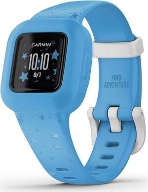 Garmin vivofit jr. 3, Fitness Tracker for Kids, Swim-Friendly, -Stars Blue- (010-02441-22)