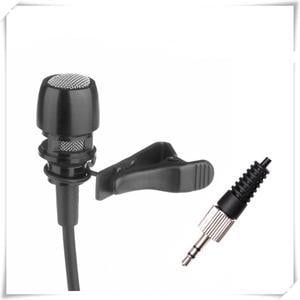 Professional Black Lapel Condenser Microphone Lavalier Microfone for Sennheiser Wireless Transmitter TRS 3.5mm Screw Jack (1pcs)