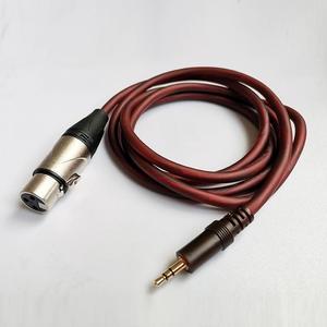 3.5mm TRS stereo Jack plug to XLR 3Pin Balanced Audio Cable Male to Female for Microphone Speaker Sound consoles Amplifier (1pcs)