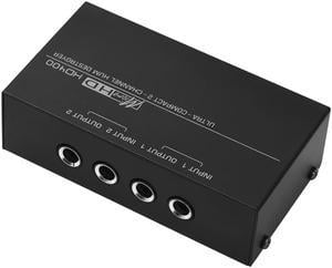 Ultra compact Hum Destroyer 2 channel Hum Eliminator Noise Filter with 1/4 Inch TRS Inputs Outputs (1pcs)