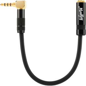 Moukey Pro 3.5mm TRS Female Microphone Adapter Audio Cable to TRRS Male for iPhone and Android Smartphones MMc 1 (1pcs)