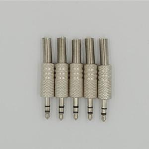 100pcs 1/8" 3.5mm Stereo TRS Male Solder Metal Headphone Connector Plug adapter Upgrade Replacement