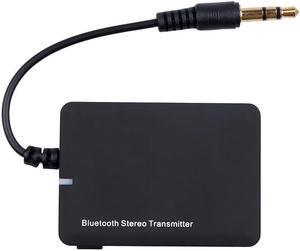 2018 Car Kit FM Transmitter Bluetooth Audio Transmitter with 3.5mm Jack A2DP Stereo Dongle Adapter for iPod TV Mp3 Mp4 PC