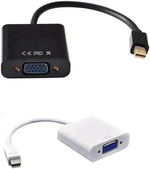 Renensin 10pcs/lots Mouse over image to zoom  Mini DisplayPort to Female VGA Adapter TV AV Cable for Apple Macbook Air pro