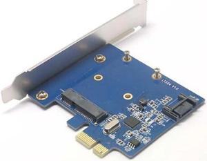 mSATA SATA 3.0 Combo PCI-E PCI Express Card 6.0Gbps