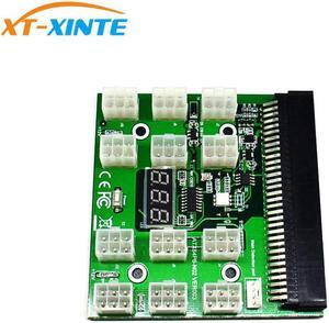 PCI-E 12V 64Pin to 12x 6Pin Power Supply Server Adapter Breakout Board for HP 1200W 750W PSU Server GPU BTC Mining