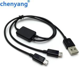 Dual Micro USB Splitter Charge Cable USB Male to 2 Micro USB Splitter Charge Cable 1 to 2 Micro USB data Charge Cable