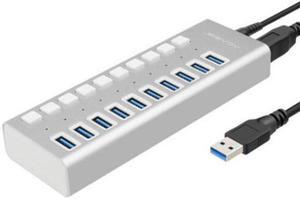 Acasis 10 port USB 3.0 Splitter With Power Supply Multi interface Expansion HUB