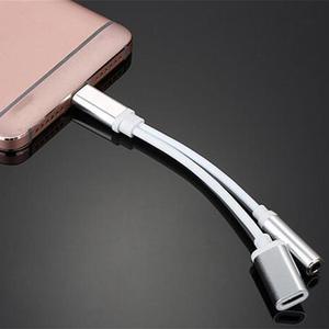 Patchwork Color USB Type C To 3.5mm Jack AUX Headphone Audio Splitter Converter Adapter Cable Practical Audio Power Adapter