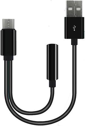 2 in 1 USB Type C Charging Audio Adapter Jack Headphone Charger Adapters Cable Type C Converter Splitter For Xiaomi Adapters